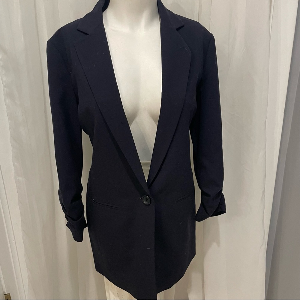 MICHAEL KORS Black one button closure blazer/jacket …size 8